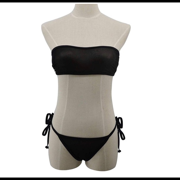 Other - Women Black Bra & G-String Set Lingerie